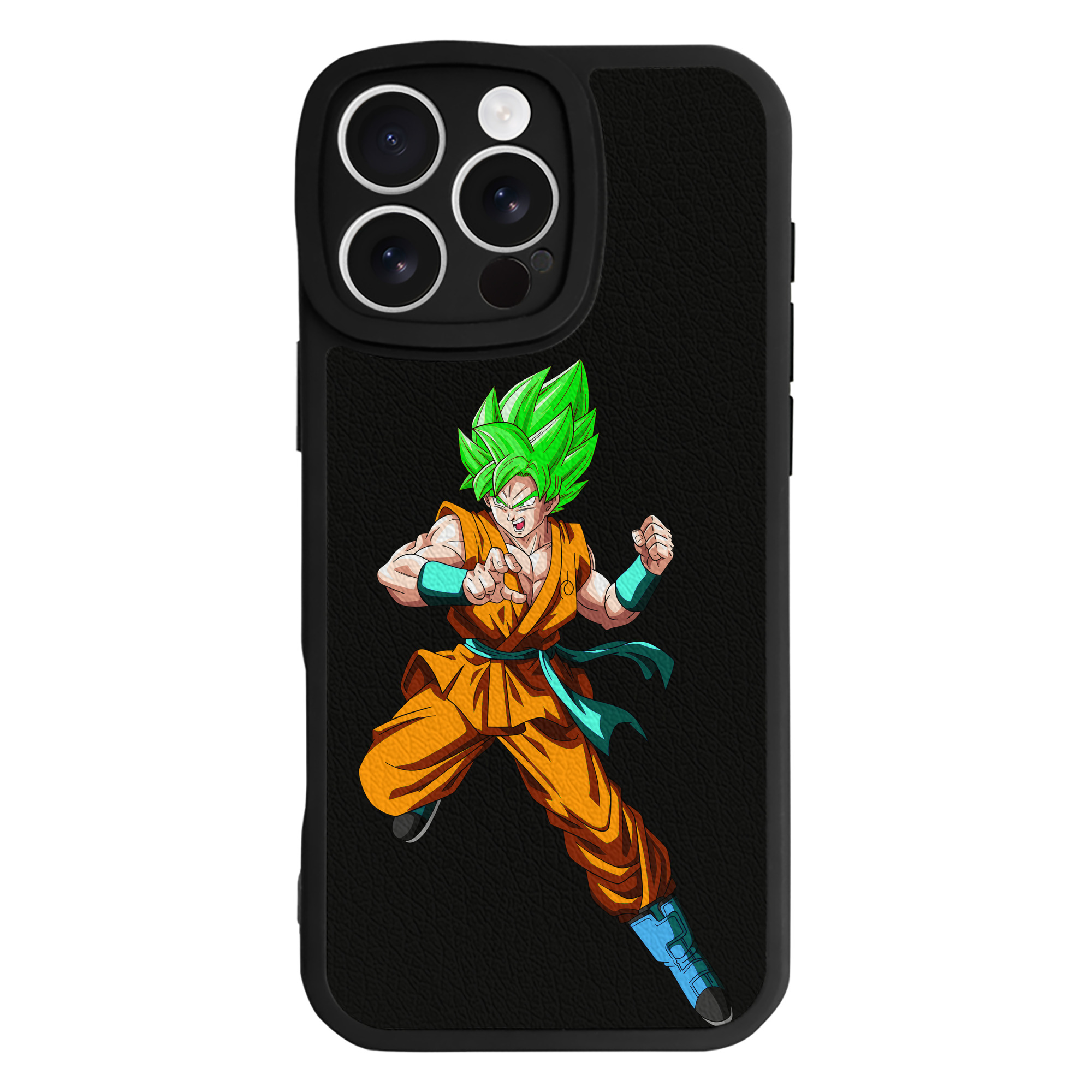 （画像用） ドラゴンボール 孫 悟飯（そんごはん）DRAGON BALL Son Gohan 【iPhone 16シリーズ対応】シリコンスマホケース（レザー調） 材質：シリコン